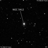 NGC 5412 - галактика. Описание NGC 5412:, Галактика в созвездии Малая Медведица