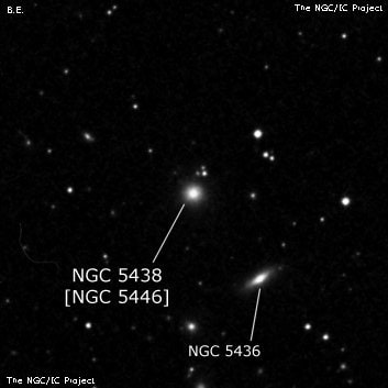NGC 5438 - галактика. Описание NGC 5438:, Объект глубокого космоса в созвездии Волопас