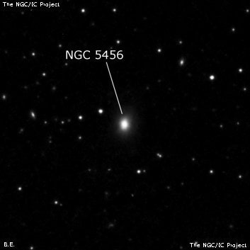 NGC 5456 - линзовидная галактика. Описание NGC 5456:, Галактика в созвездии Волопас