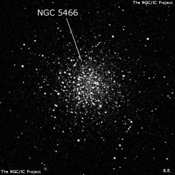 NGC 5466 - шаровое скопление звёзд. Описание NGC 5466:, Шаровое скопление в созвездии Волопас