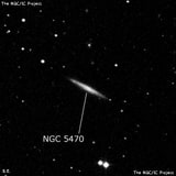 NGC 5470 - спиральная галактика. Описание NGC 5470:, Галактика в созвездии Дева