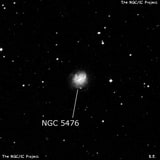 NGC 5476 - спиральная галактика. Описание NGC 5476:, Галактика в созвездии Дева