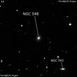 NGC 548 - эллиптическая галактика. Описание NGC 548:, Галактика в созвездии Кит