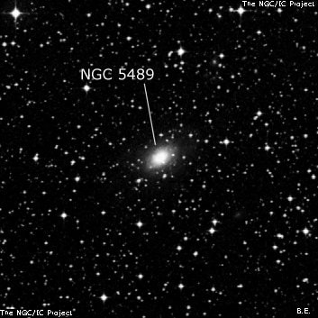 NGC 5489 - спиральная галактика. Описание NGC 5489:, Галактика в созвездии Центавр