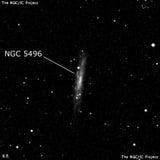 NGC 5496 - спиральная галактика с баром. Описание NGC 5496:, Галактика в созвездии Дева