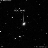 NGC 5499 - линзовидная галактика. Описание NGC 5499:, Галактика в созвездии Волопас