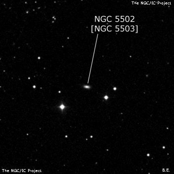 NGC 5502 - спиральная галактика. Описание NGC 5502:, Объект глубокого космоса в созвездии Большая Медведица