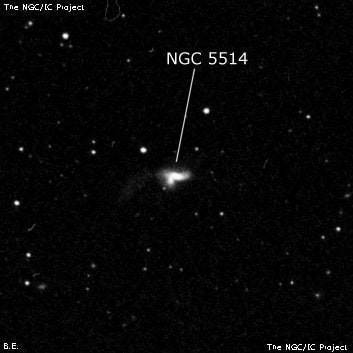 NGC 5514 - галактика. Описание NGC 5514:, Галактика в созвездии Волопас