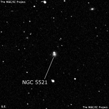 NGC 5521 - галактика. Описание NGC 5521:, Галактика в созвездии Дева