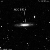 NGC 5523 - спиральная галактика. Описание NGC 5523:, Галактика в созвездии Волопас