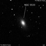 NGC 5533 - галактика. Описание NGC 5533:, Галактика в созвездии Волопас