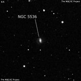 NGC 5536 - спиральная галактика с баром. Описание NGC 5536:, Галактика в созвездии Волопас