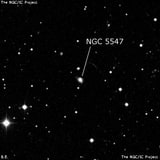 NGC 5547 - галактика. Описание NGC 5547:, Галактика в созвездии Малая Медведица