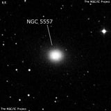 NGC 5557 - эллиптическая галактика. Описание NGC 5557:, Галактика в созвездии Волопас