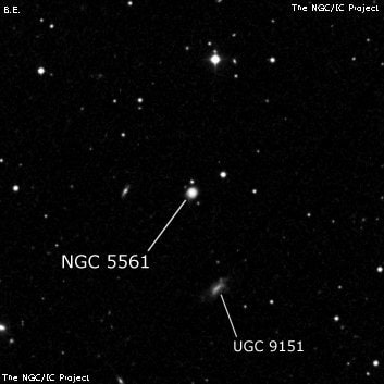 NGC 5561 - галактика. Описание NGC 5561:, Галактика в созвездии Большая Медведица