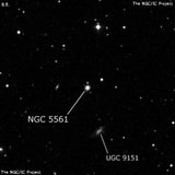 NGC 5561 - галактика. Описание NGC 5561:, Галактика в созвездии Большая Медведица