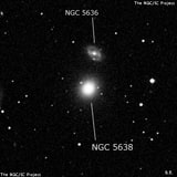 NGC 5638 - эллиптическая галактика. Описание NGC 5638:, Галактика в созвездии Дева