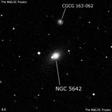 NGC 5642 - эллиптическая галактика. Описание NGC 5642:, Галактика в созвездии Волопас