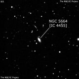 NGC 5664 - спиральная галактика. Описание NGC 5664:, Галактика в созвездии Весы