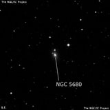 NGC 5680 - галактика. Описание NGC 5680:, Галактика в созвездии Дева