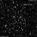 NGC 5715 - рассеянное скопление звёзд. Описание NGC 5715:, Рассеянное скопление в созвездии Циркуль