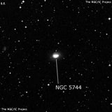 NGC 5744 - галактика. Описание NGC 5744:, Галактика в созвездии Весы