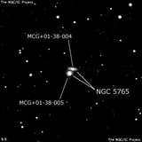 NGC 5765 - галактика. Описание NGC 5765:, Галактика в созвездии Дева