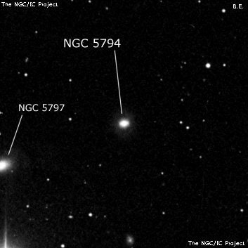 NGC 5794 - спиральная галактика. Описание NGC 5794:, Галактика в созвездии Волопас