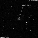 NGC 5860 - галактика. Описание NGC 5860:, Галактика в созвездии Волопас