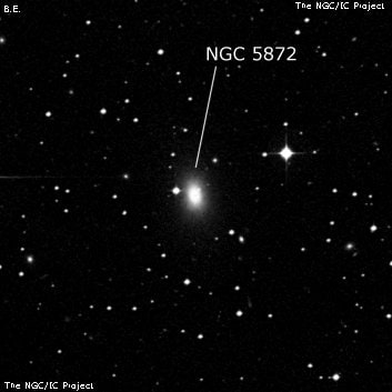 NGC 5872 - линзовидная галактика. Описание NGC 5872:, Галактика в созвездии Весы