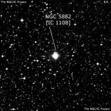 NGC 5882 - планетарная туманность. Описание NGC 5882:, Планетарная туманность в созвездии Волк