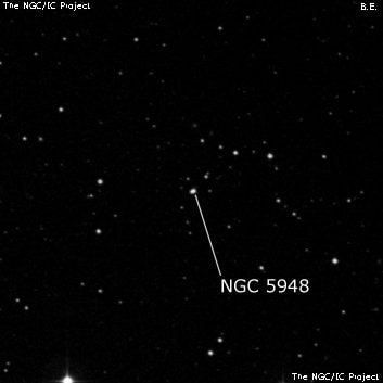 NGC 5948 - две звезды. Описание NGC 5948:, Двойная звезда в созвездии Змея