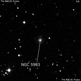 NGC 5983 - эллиптическая галактика. Описание NGC 5983:, Галактика в созвездии Змея