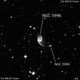 NGC 5996 - спиральная галактика. Описание NGC 5996:, Галактика в созвездии Змея
