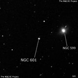 NGC 601 - галактика. Описание NGC 601:, Галактика в созвездии Кит