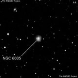 NGC 6035 - спиральная галактика с баром. Описание NGC 6035:, Галактика в созвездии Геркулес