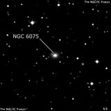 NGC 6075 - галактика. Описание NGC 6075:, Галактика в созвездии Геркулес