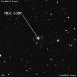 NGC 6090 - галактика. Описание NGC 6090:, Галактика в созвездии Дракон
