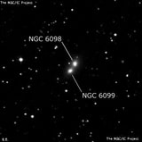 NGC 6099 - эллиптическая галактика. Описание NGC 6099:, Галактика в созвездии Геркулес