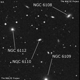 NGC 6110 - галактика. Описание NGC 6110:, Галактика в созвездии Северная Корона