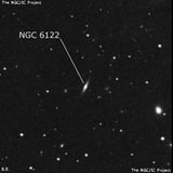 NGC 6122 - линзовидная галактика. Описание NGC 6122:, Галактика в созвездии Северная Корона