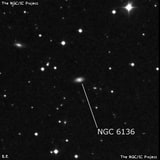 NGC 6136 - спиральная галактика. Описание NGC 6136:, Галактика в созвездии Дракон