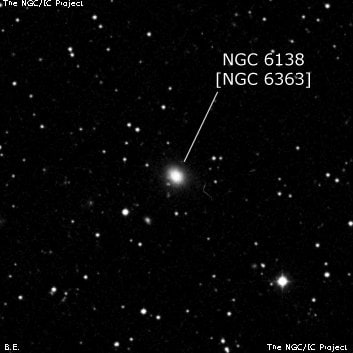 NGC 6138 - эллиптическая галактика. Описание NGC 6138:, Галактика в созвездии Геркулес