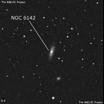 NGC 6142 - спиральная галактика. Описание NGC 6142:, Галактика в созвездии Северная Корона