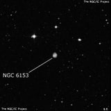 NGC 6153 - планетарная туманность. Описание NGC 6153:, Планетарная туманность в созвездии Скорпион