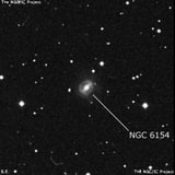 NGC 6154 - спиральная галактика с баром. Описание NGC 6154:, Галактика в созвездии Геркулес