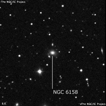 NGC 6158 - галактика. Описание NGC 6158:, Галактика в созвездии Геркулес