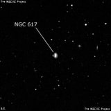 NGC 617 - галактика. Описание NGC 617:, Галактика в созвездии Кит