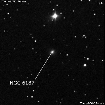 NGC 6187 - спиральная галактика. Описание NGC 6187:, Галактика в созвездии Дракон