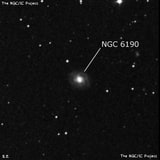 NGC 6190 - спиральная галактика. Описание NGC 6190:, Галактика в созвездии Дракон